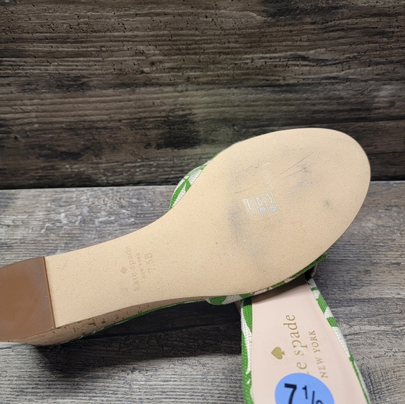Kate Spade Mileena wedge sandals 7.5 B NWOB - Picture 5 of 5